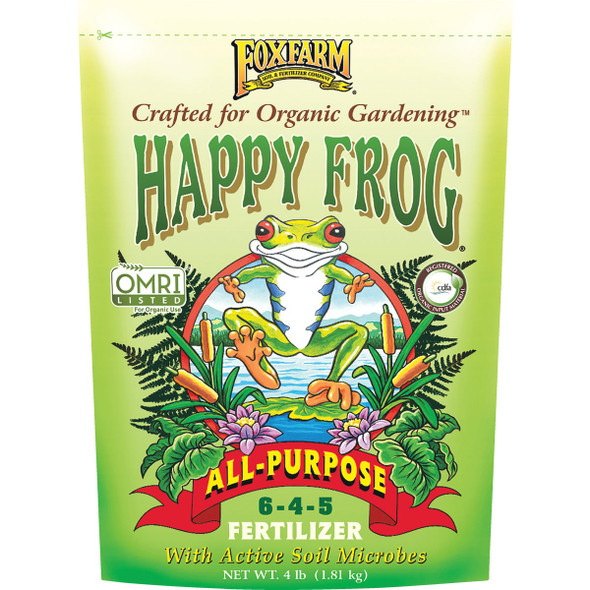 FoxFarm Happy Frog 4 Lb. All Purpose Fertilizer FFAP