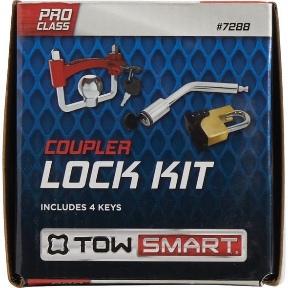 TowSmart Coupler Anti Theft Lock Kit 7288 578536