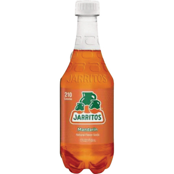 Jarritos 17.7 Oz. Mandarin Soda  15501 Pack of 24