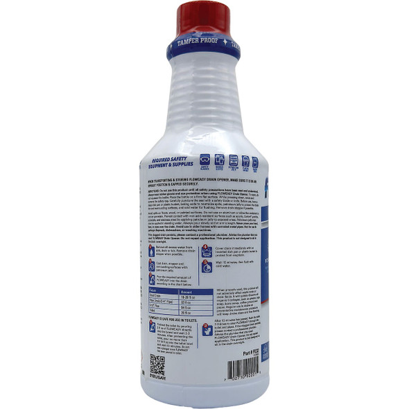 Flow-Easy 1 Qt. Liquid Drain Opener FE32 Pack of 6 434444