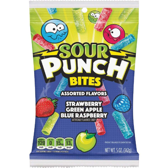 Sour Punch Bites 5 Oz. Candy AML18734 Pack of 12