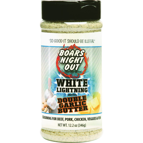 Boars Night Out 12 Oz. White Lightning with Double Garlic Rub OW86508