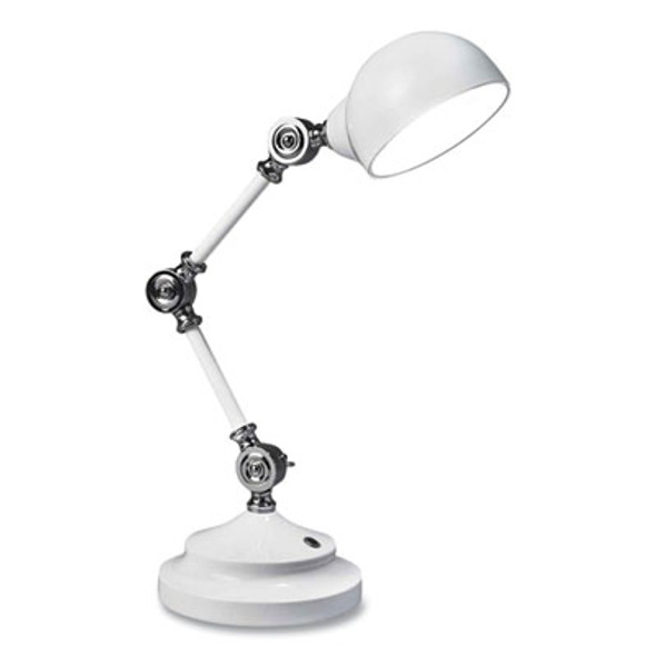 OttLite® Wellness Series Revive LED Desk Lamp, 15.5" High, White F1485009-SHPR OttLite® Wellness Series Revive LED Desk Lamp, 15.5" High, White F1485009-SHPR