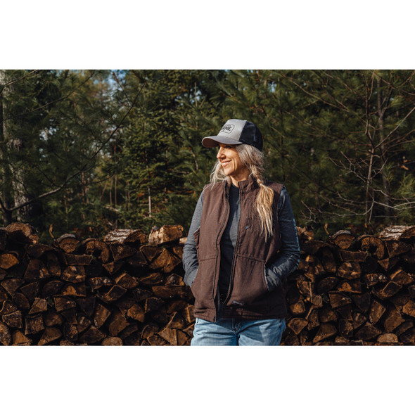 Berne Softstone Women's Large Tuscan Sherpa-Lined Vest Berne Softstone Women's Large Tuscan Sherpa-Lined Vest