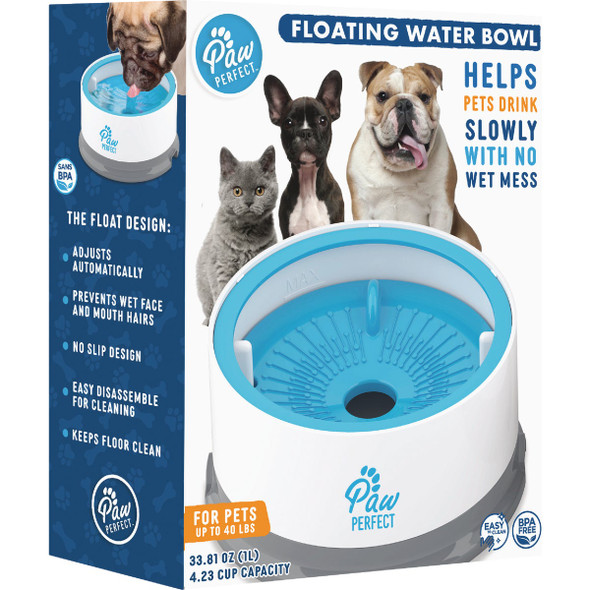 Bell+Howell Paw Perfect Floating Water Pet Bowl 8580