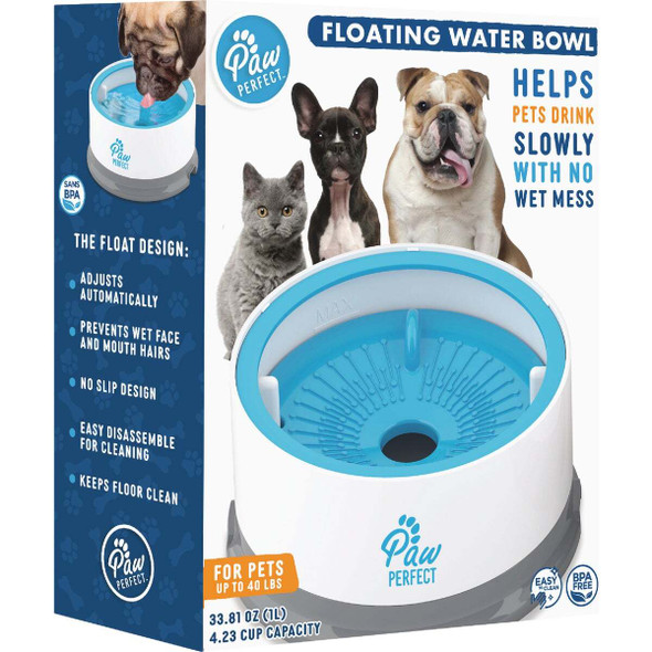 Bell+Howell Paw Perfect Floating Water Pet Bowl 8580