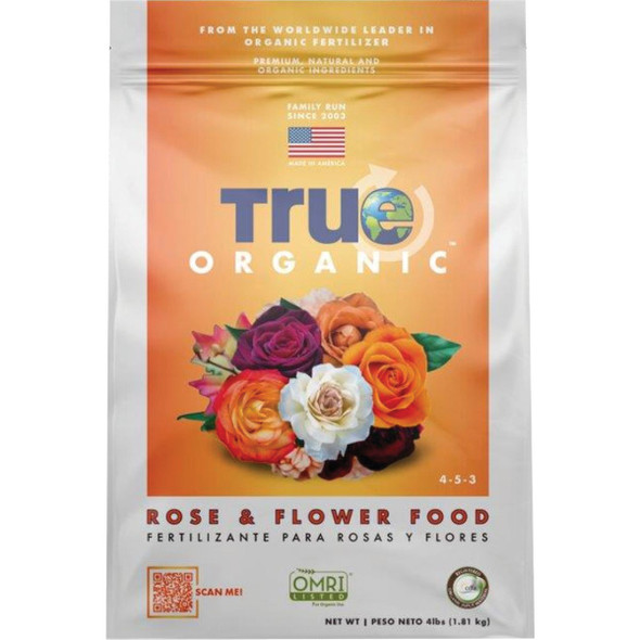 True Organic 4 Lb. 4-5-3 Rose & Flower Dry Plant Food R0013 True Organic 4 Lb. 4-5-3 Rose & Flower Dry Plant Food R0013