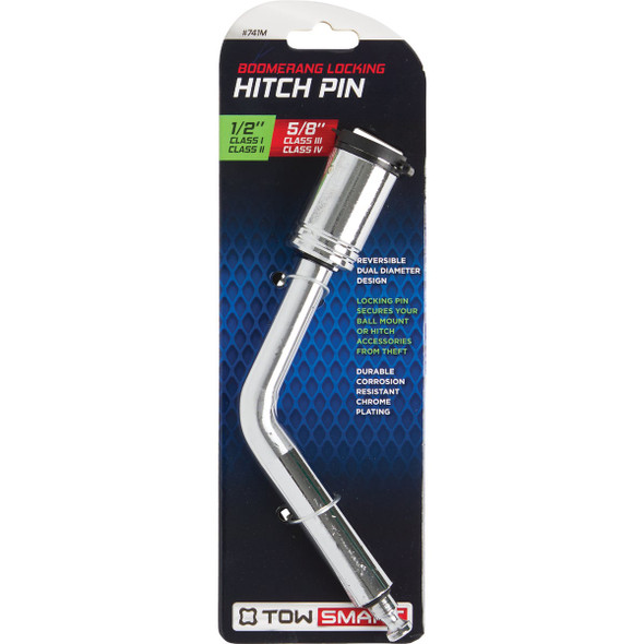 TowSmart Boomerang Locking Hitch Pin