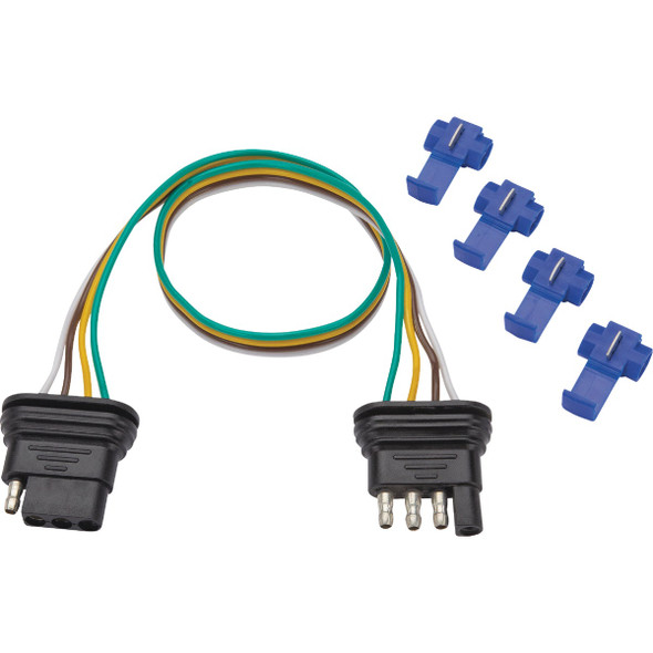 TowSmart 4-Way Flat 18 In. Trailer Wiring Kit with Splice Connectors 1421