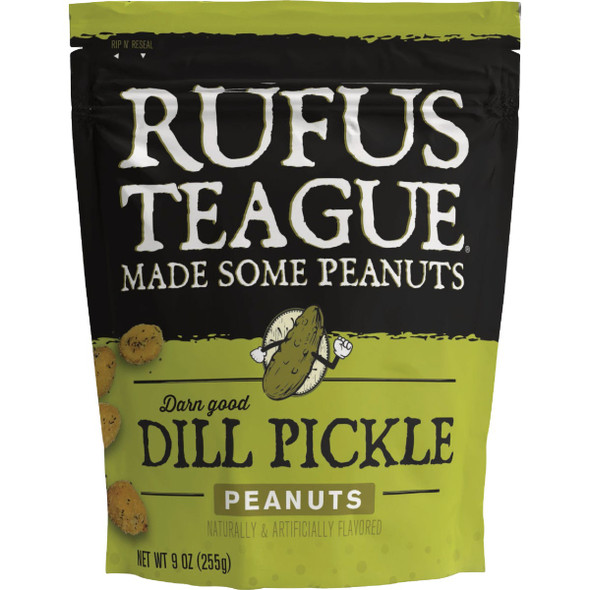 Rufus Teague 9 Oz. Dill Pickle Peanuts 1707 Pack of 12