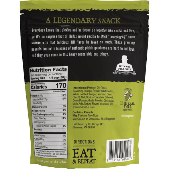 Rufus Teague 9 Oz. Dill Pickle Peanuts