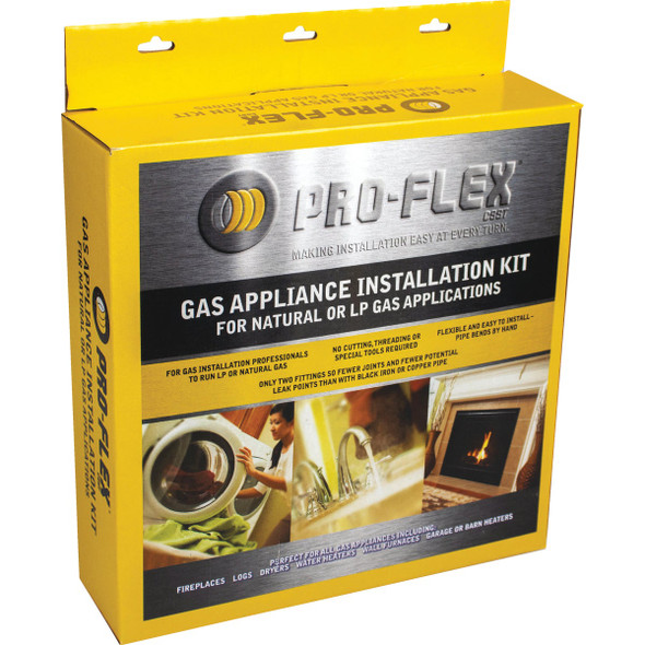Pro-Flex Single Gas Appliance Installation Kit PFSAGK-2000C