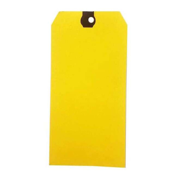 Manufacturer Varies Shipping Tag, Colored, Yellow, PK500 61KU55