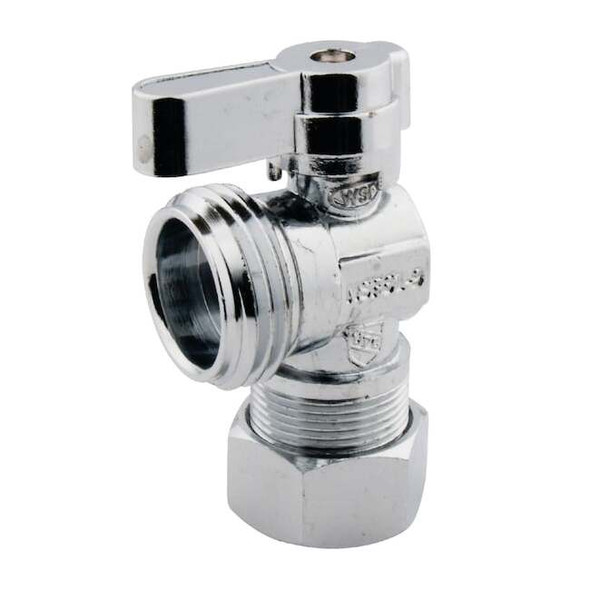 KF1200 5/8" OD Comp X 3/4" Hose Thread Angle Shut Off Valve