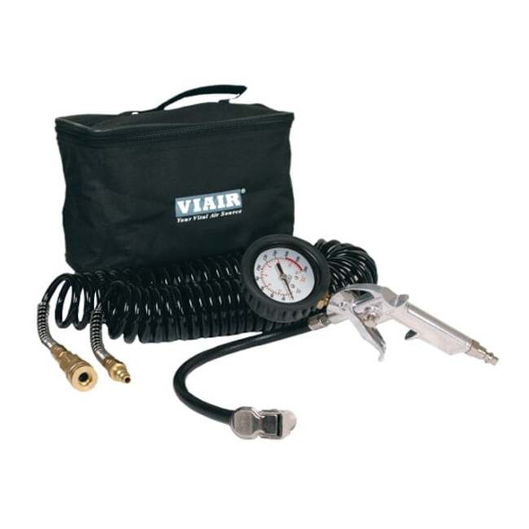 Viair Inflation Kit,2.5" Mechanical Gauge Ti 00047