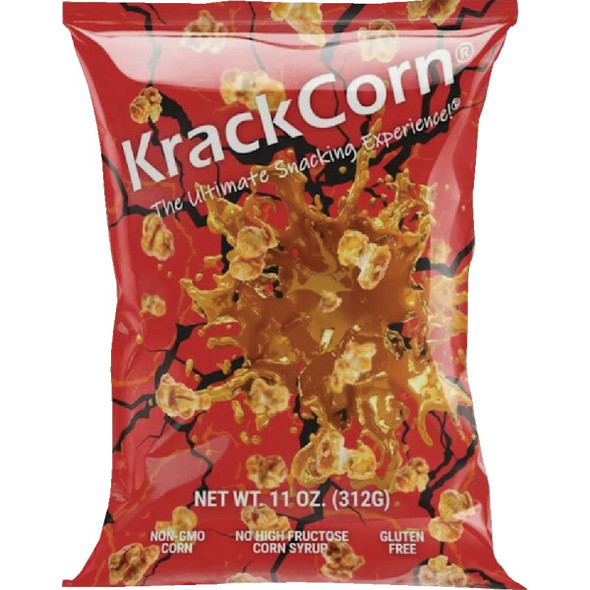 KrackCorn 11 Oz. Original Caramel Popcorn 89512 Pack of 6
