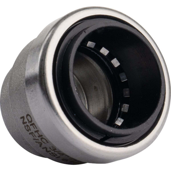 QuickFitting 3/4 In. Push-to-Connect Stainless Steel Push Cap (End Stop) SS826R