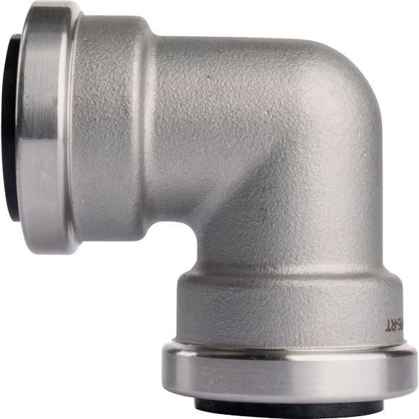 QuickFitting 1 In. x 1 In. Push-to-Connect Stainless Steel 90-Degree Elbow
