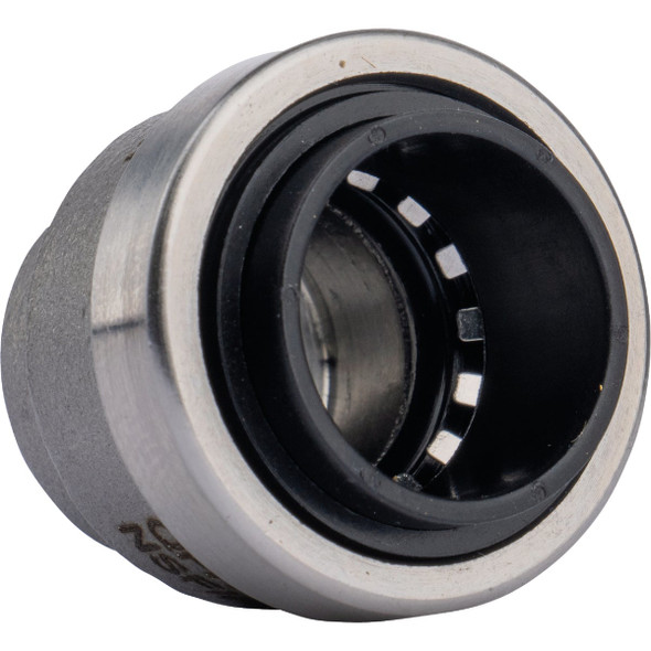 QuickFitting 1/2 In. Push-to-Connect Stainless Steel Push Cap (End Stop) SS816R