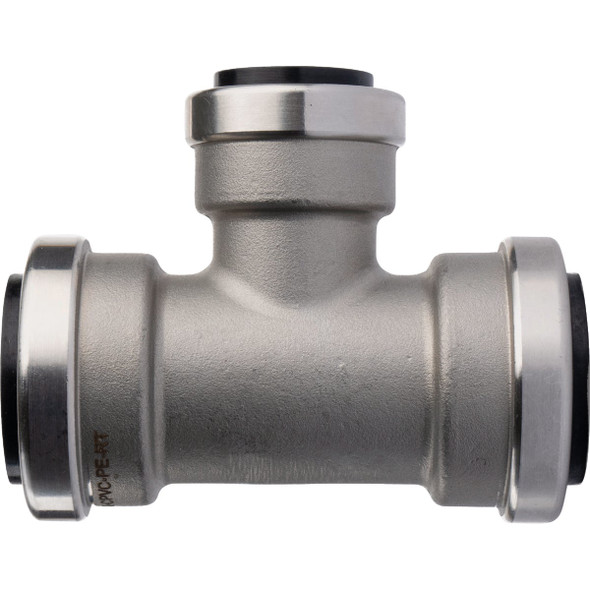 QuickFitting 1" X 1" X 3/4" Pf Tee SS835R