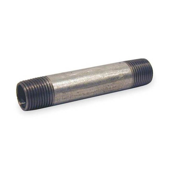 3/4" MNPT x 1-1/2" TBE Galvanized Steel Pipe Nipple Sch 160