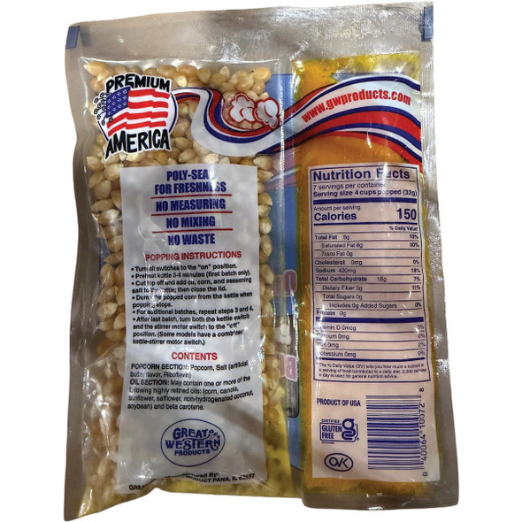 Premium America 10.6 Oz. Popcorn Kit 10064 999076