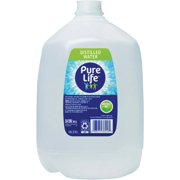 Purelife 1 Gal. Distilled Water, Side Handle 12532472 Pack of 6