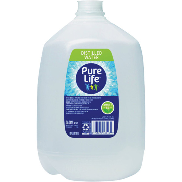 Purelife 1 Gal. Distilled Water, Side Handle 12532472 Pack of 6