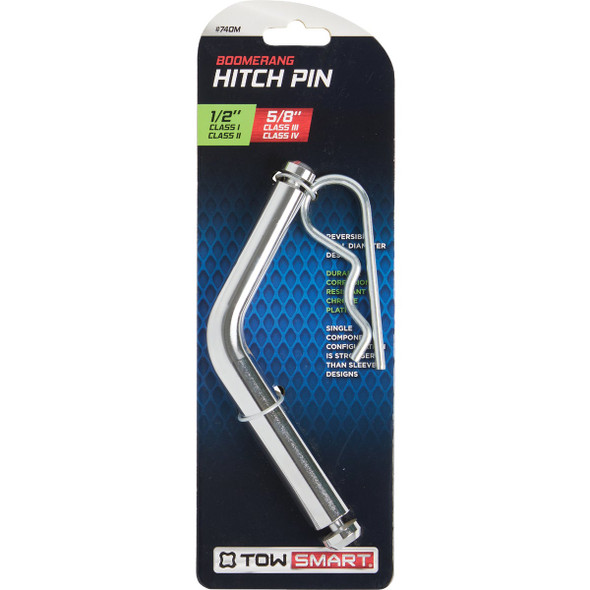 TowSmart Boomerang Hitch Pin with Clip