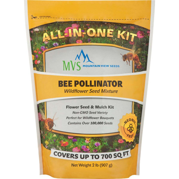 Mountain View Seeds 2# Beeplnator Flower Mix 100570