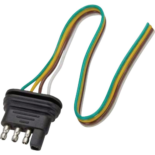 TowSmart 12 In. 18 Ga. 4-Way Flat Trailer Wiring Connector 1441