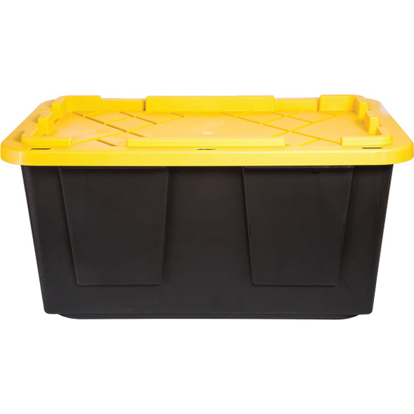 Durabilt 27 Gal. Black/Yellow Tote 4427BKYL.36