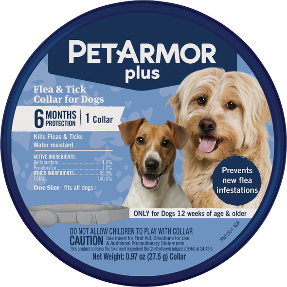 PetArmor Plus Dog Flea & Tick Collar 183117