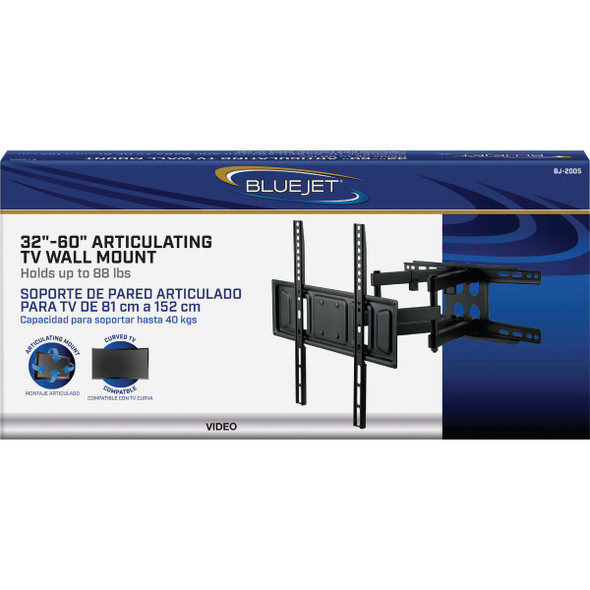 Blue Jet Black 32 In. to 60 In. Medium Articulating TV Wall Mount BJ-2005 566860