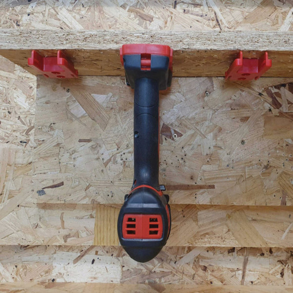StealthMounts Tool Mounts for Milwaukee M18 (4-Pack) TM-MW18-RED-4 326973