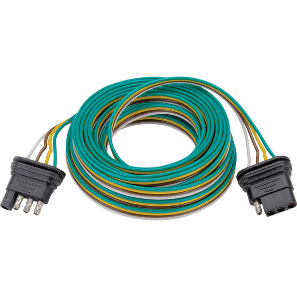 Towsmart 24 Ft. 18 Ga. 4-Way Flat Trailer Wiring Connector 1413