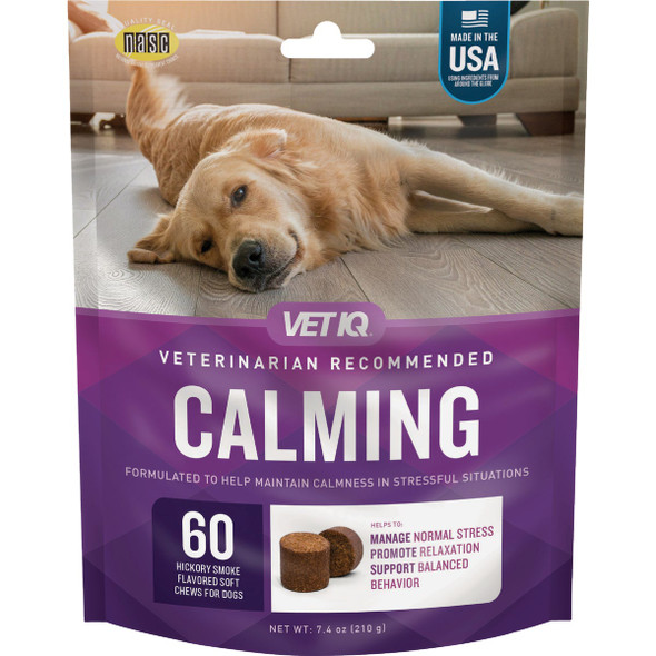 VetIQ 7.4 Oz. Calming Dog Chew (60-Pack) 183172