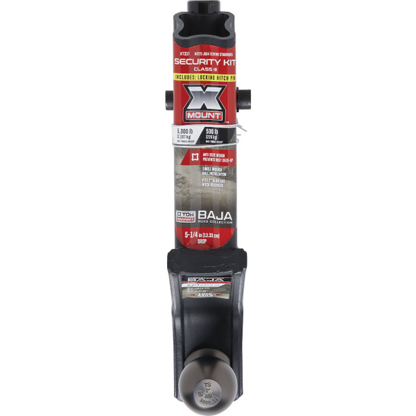 TowSmart Baja X-Mount Class III Security Starter Kit with 5-1/4 In. Drop, 5000 Lb. Capacity TowSmart Baja X-Mount Class III Security Starter Kit with 5-1/4 In. Drop, 5000 Lb. Capacity