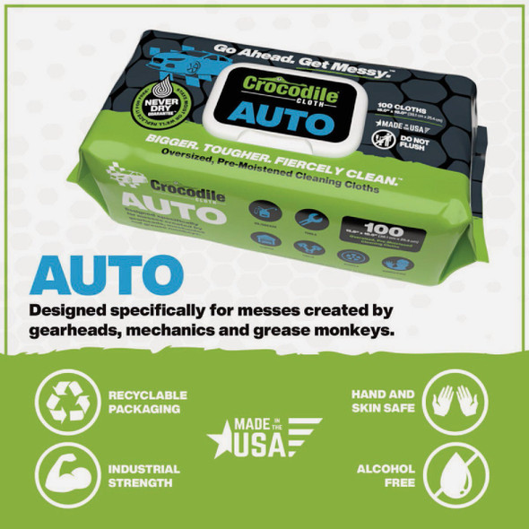 Crocodile Cloth Auto Cleaning Wipe (100-Count) Crocodile Cloth Auto Cleaning Wipe (100-Count)