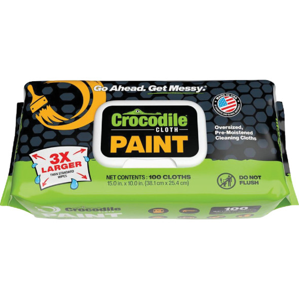 Crocodile Cloth Paint Cleaning Wipe (100-Count) 6920-100