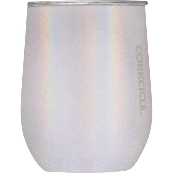 Corkcicle 12 Oz. Stemless Wine Glass in Sparkle Unicorn Magic 2312SUM Pack of 2