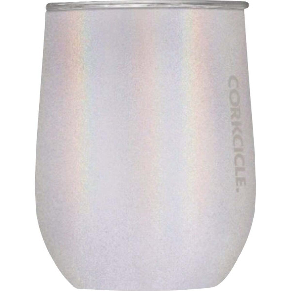 Corkcicle 12 Oz. Stemless Wine Glass in Sparkle Unicorn Magic 2312SUM Pack of 2