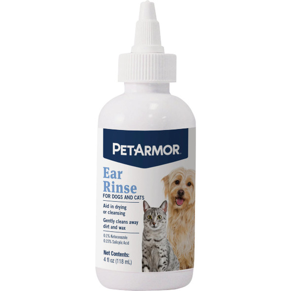 Pet Armor 4 Oz. Ear Rinse for Dogs & Cats 183105
