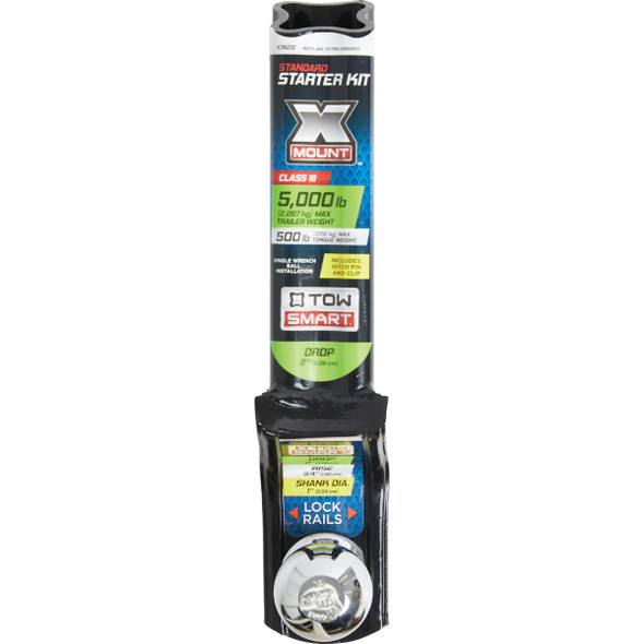 TowSmart X-Mount Class III Starter Kit with 2 In. Drop, 5000 Lb. Capacity