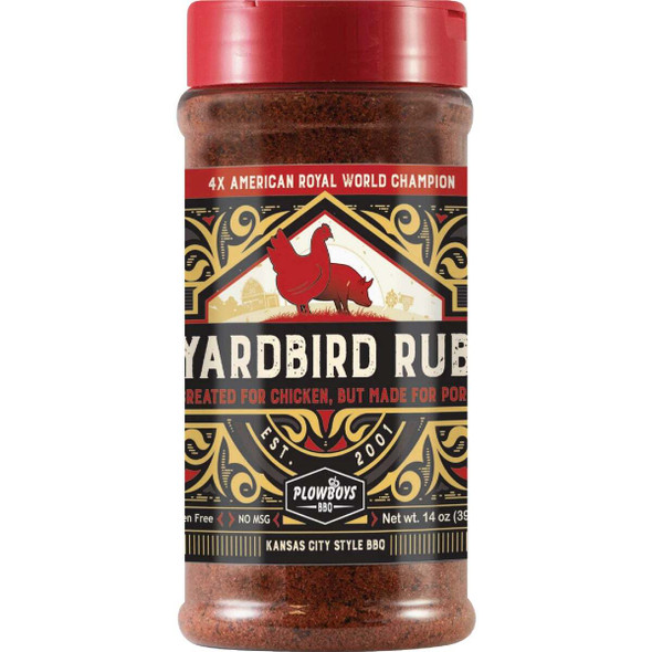Plowboys 14 Oz. Yard Bird Rub PF02008