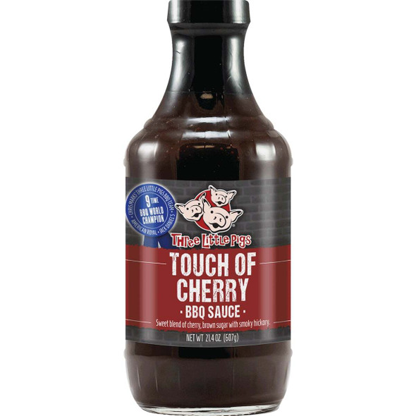 Three Little Pigs Touch Of Cherry 21.4 Oz. Barbeque Sauce OW85507