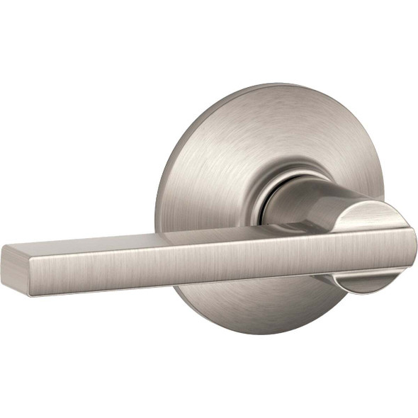 Schlage F Series Latitude Satin Nickel Passage Door Lever F10 V LAT 619