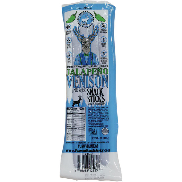 Pearson Ranch Jerky 4oz Vnsjlpno Snack Stick VJP4-C-CAD Pack of 6 838754
