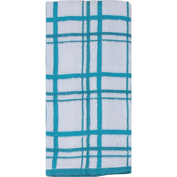 Kay Dee Designs Peacock Terry Kitchen Towel (2-Pack) R6418 Pack of 3
