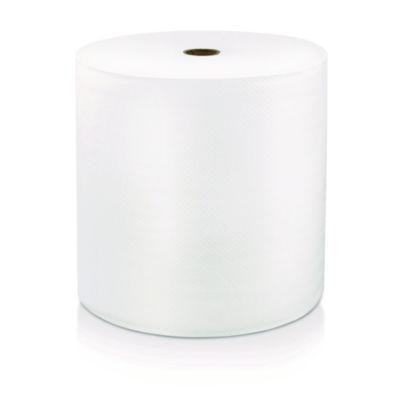 LoCor® Hard Wound Roll Towel, 1-Ply, 8" x 1,000 ft, White, 6 Rolls/Carton 46901